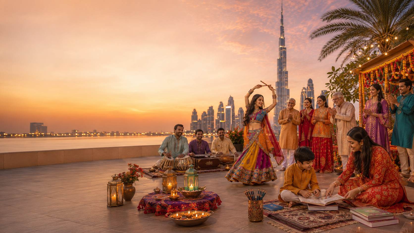 Gujarati cultural music, dance and learning