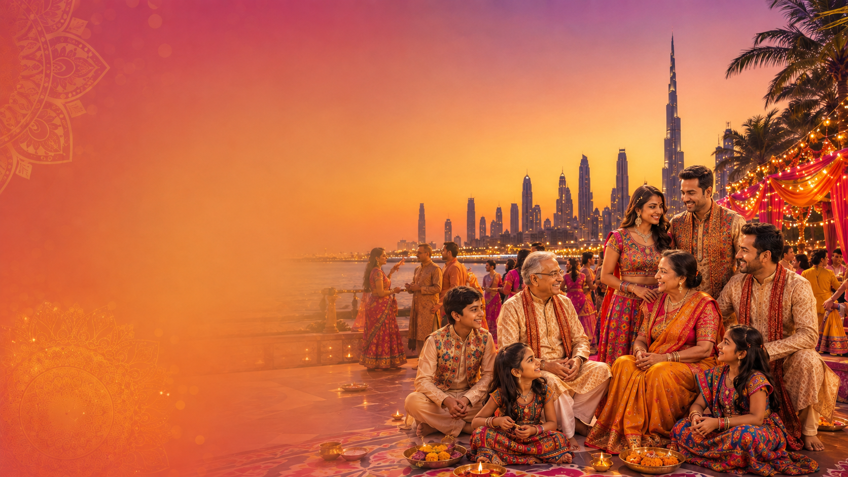Gujarati family gathering